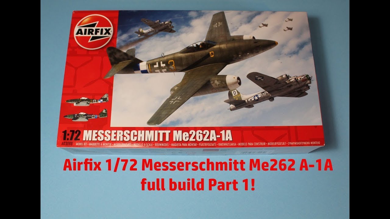 Airfix 1/72 Messerschmitt Me262 A-1A full build Part 1
