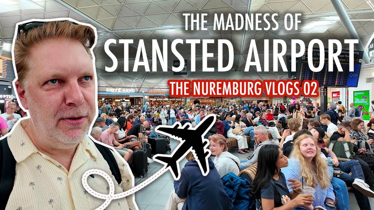 Suffering the madness of STANSTED Airport! - Travel Day - London to Nuremburg!