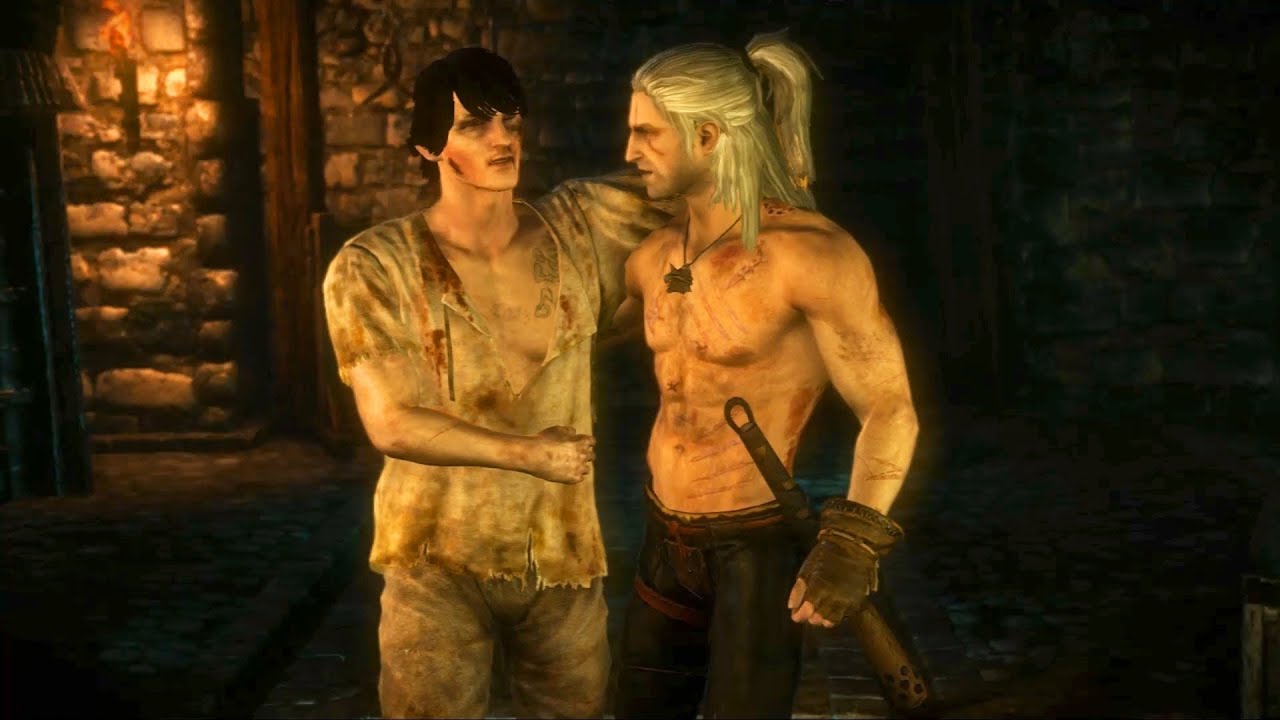 Aryan La Valette: Geralt Spares Knight's Life (Witcher 2 | Castle Assault)