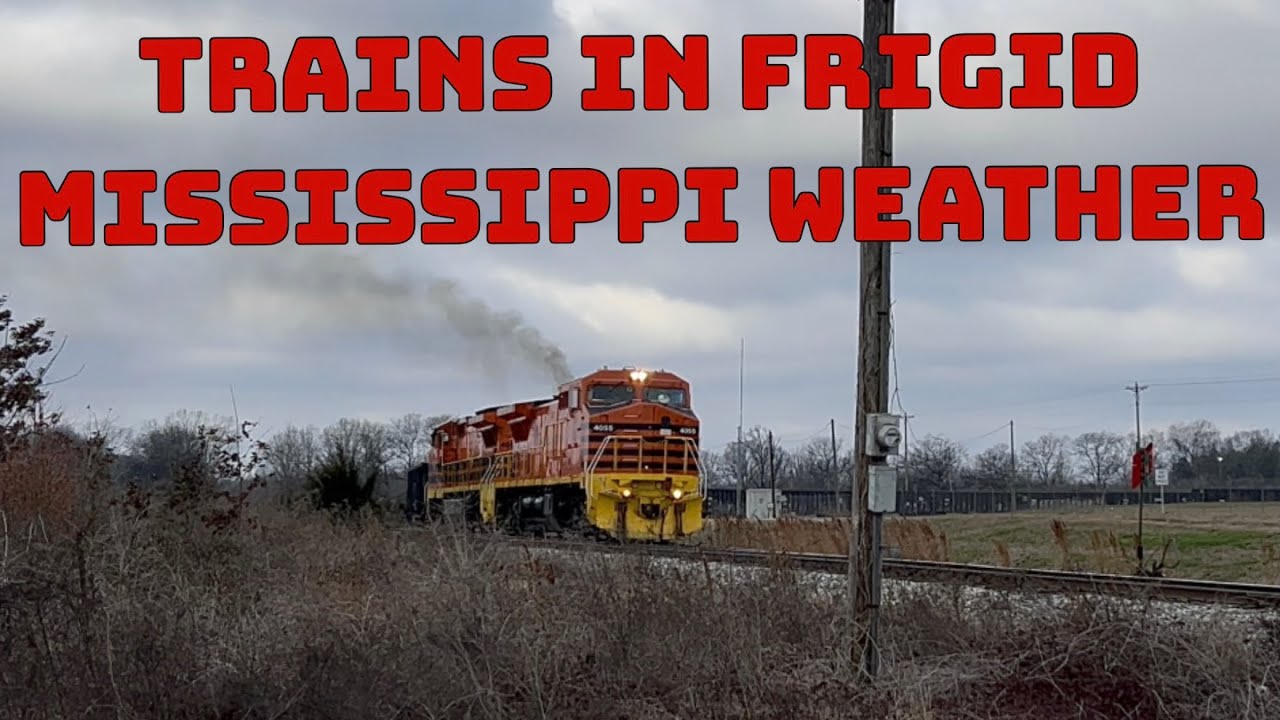 Mississippi trains in sub freezing weather 🥶