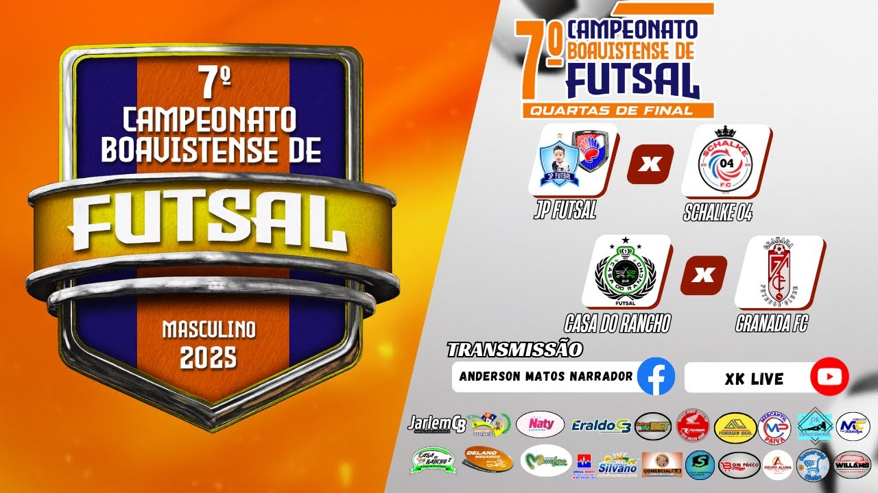 Quartas de Final - Boavistense Futsal 2025 | JP Futsal vs Schalke 04 | Casa do Rancho vs Granada FC