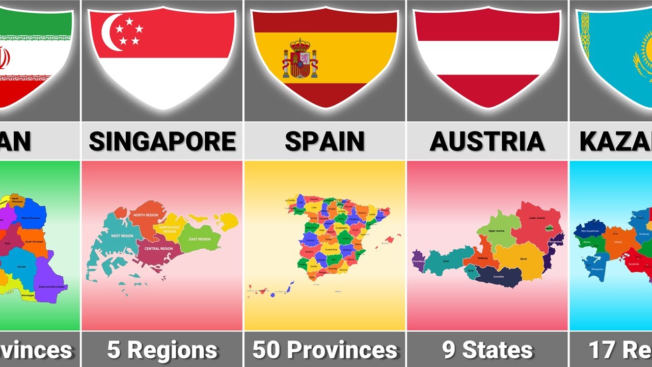 How Many States From Different Countries - Part 2