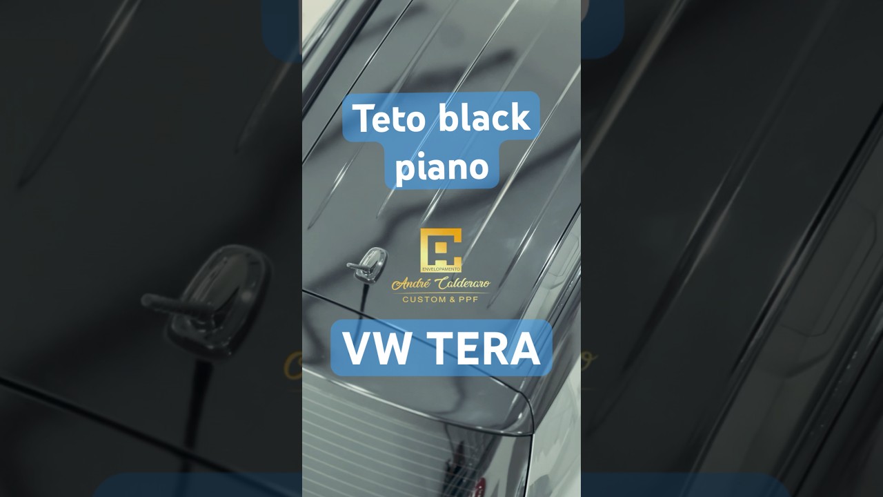VW TERA Envelopamento black piano no teto 19 981418915