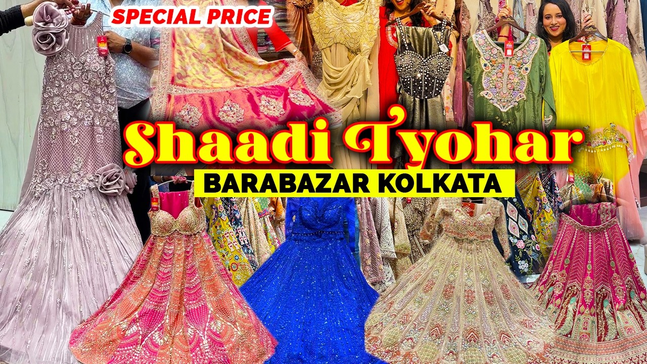 Special Offer: Barabazar Market Wedding Collection | Lehenga Gown Saree Indo Western