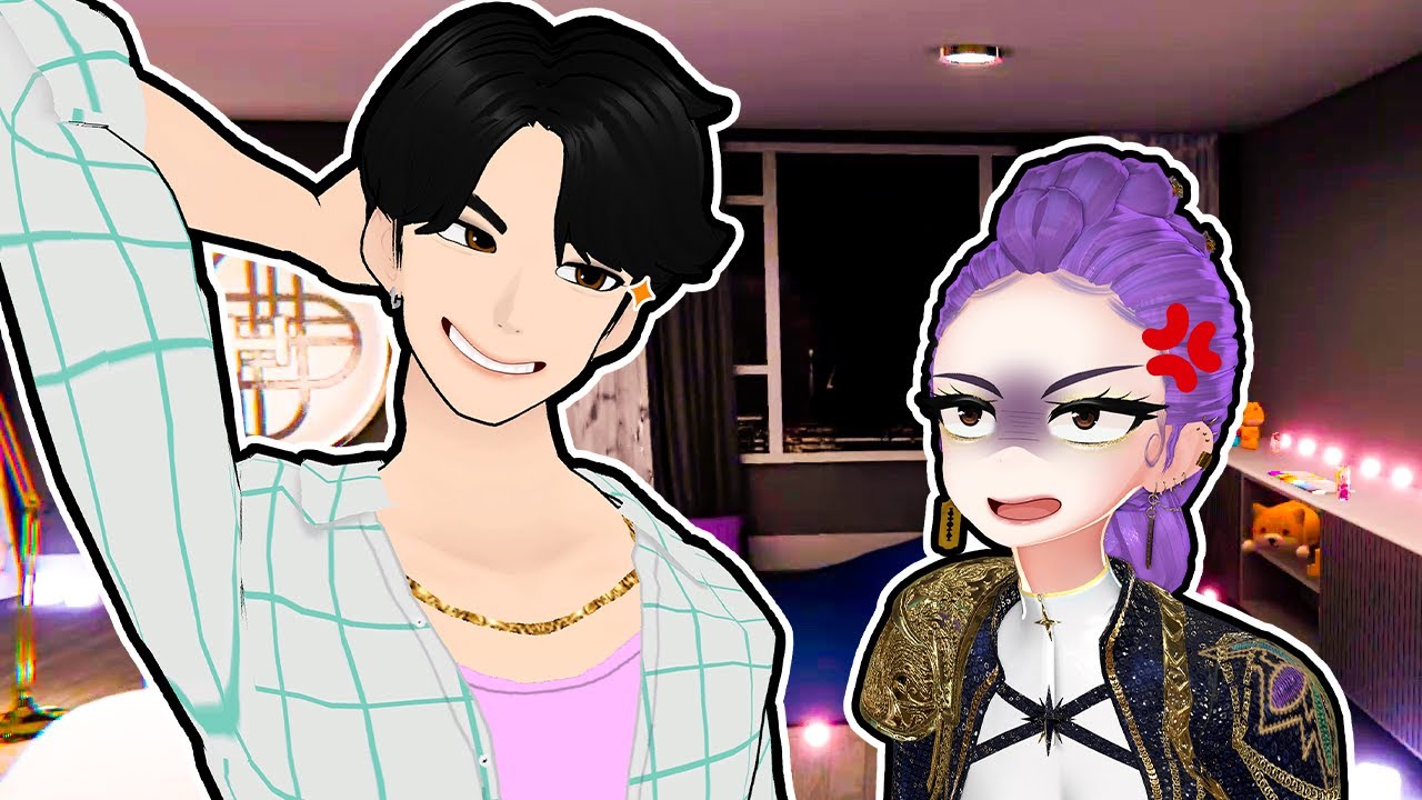 Jinu PERTURBANDO a Rumi por 1 dia no GUERREIRAS DO KPOP VR!