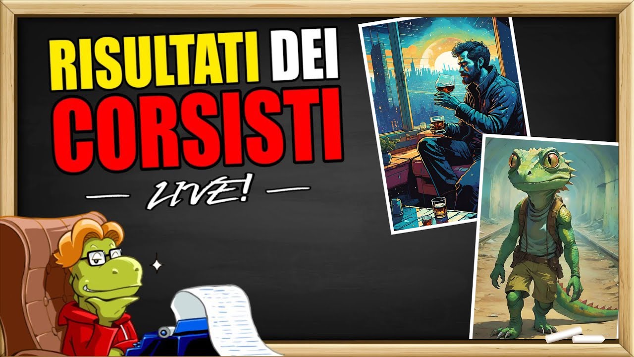 LIVE di TRASPARENZA: PRIMA e DOPO a PARAGONE - Come OBIETTIVO ROMANZO ti migliora come scrittore!