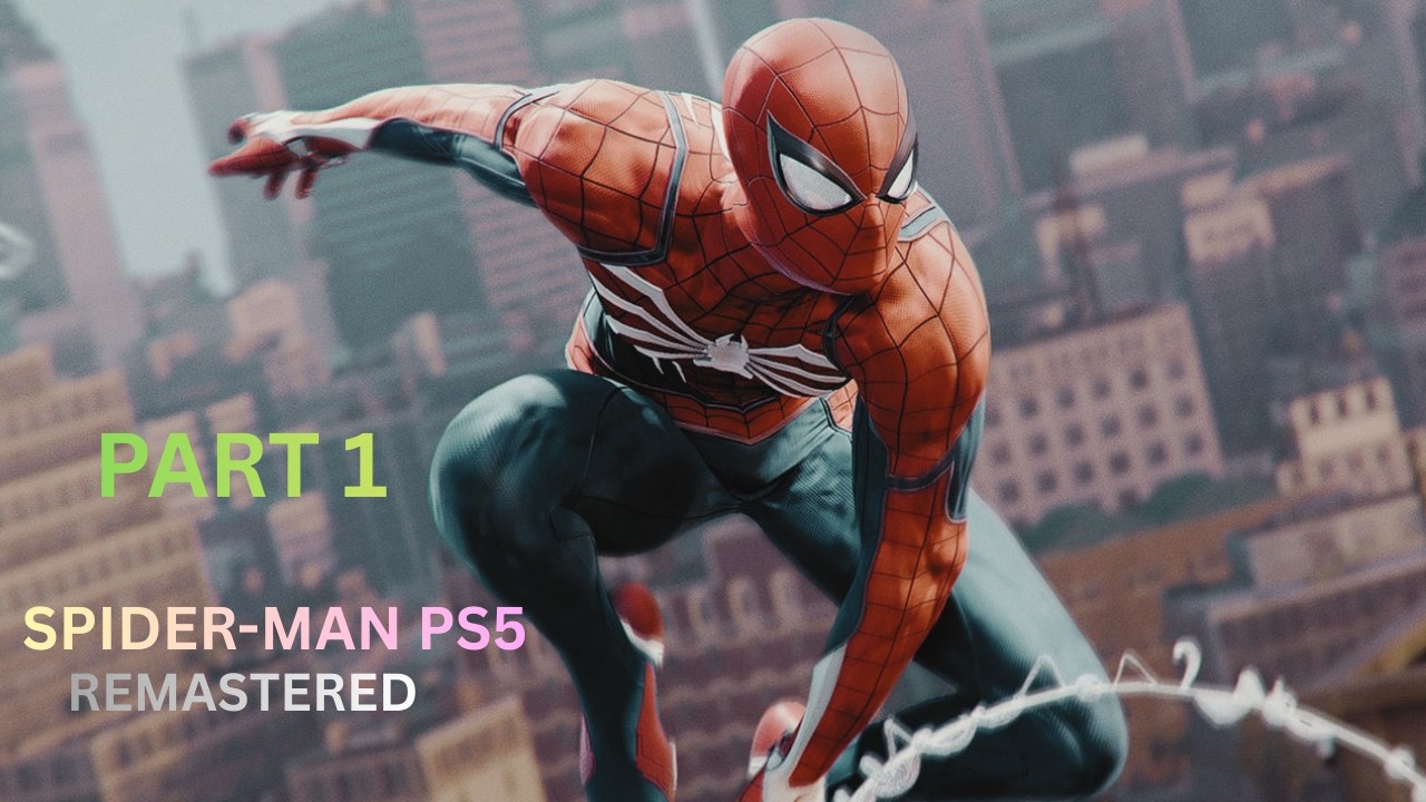 Spiderman PS5  Remastered live stream Part 1 no commentary Ps5