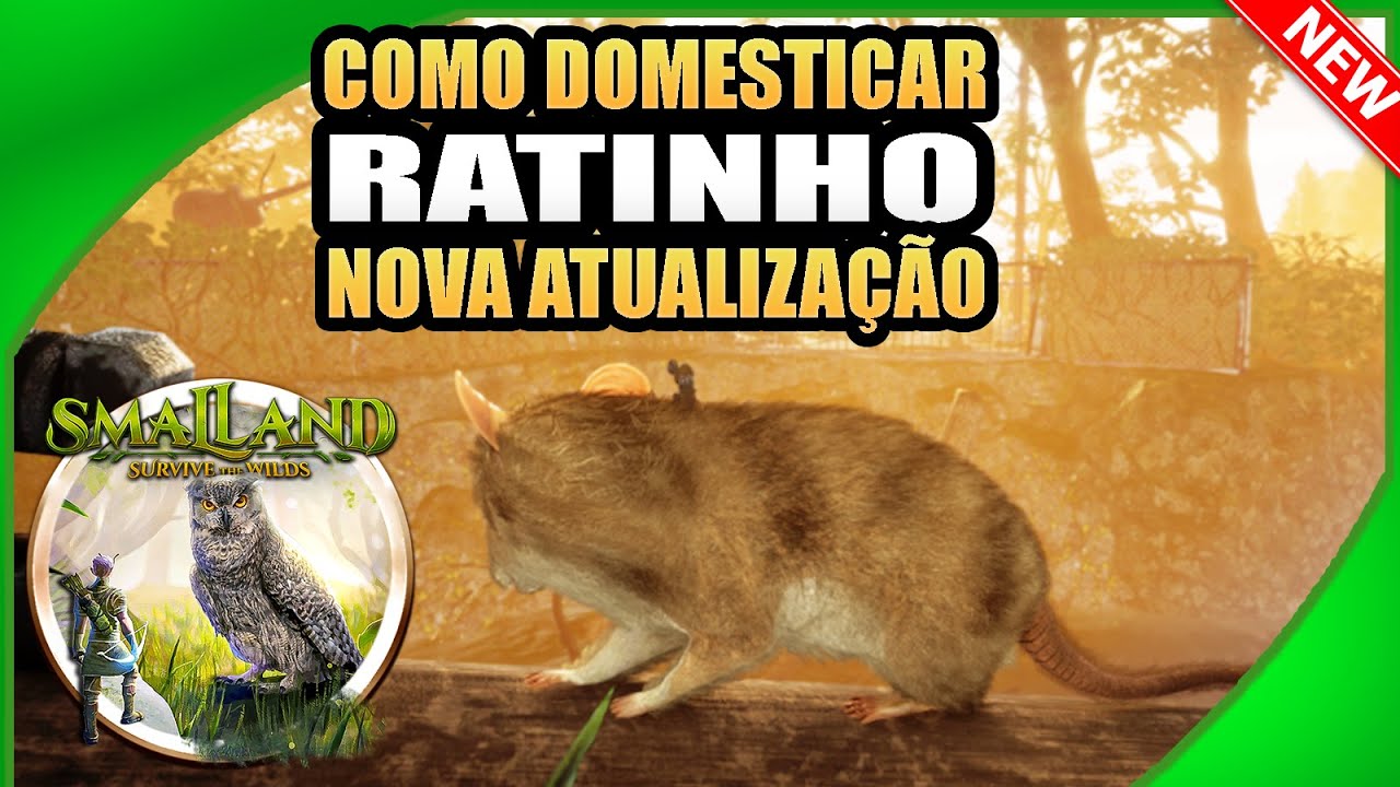 🟢 Como Domesticar Novo Rato da Nova Atualização no Smalland 2024