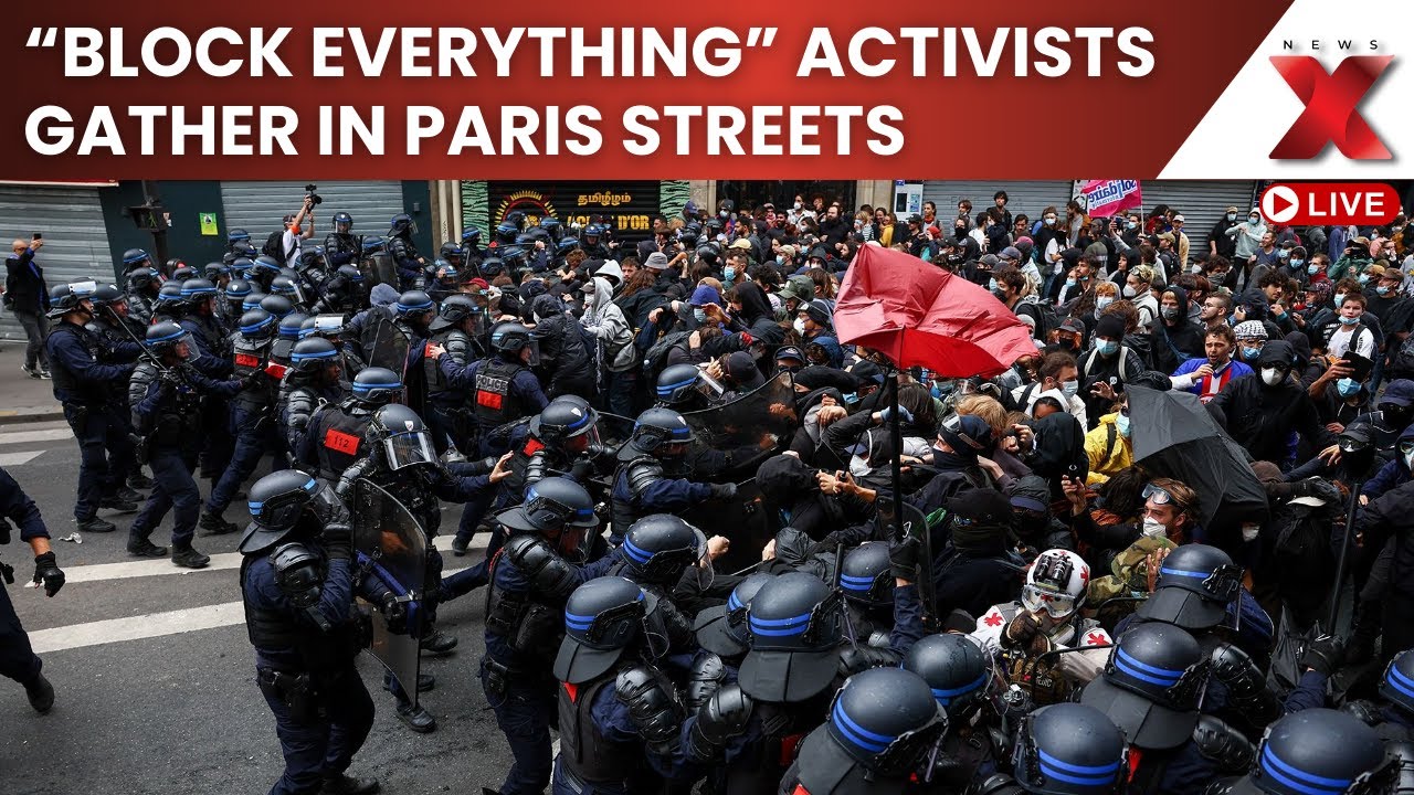 France LIVE: Activists from &ldquo;Block Everything&rdquo; Protest Movement Gather in Paris Amid Unrest | Paris
