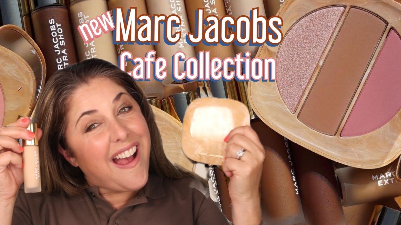 NEW Marc Jacobs Cafe Collection Extra Shot Caffeine Concealer Foundation & O!Mega 3 X Face Palette!