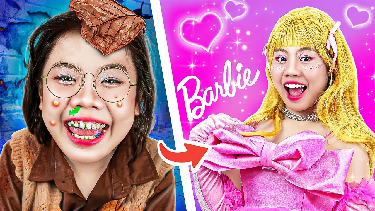 Преображение Baby Doll: от ботанички до Барби! Настоящая Барби vs Фейковая Барби