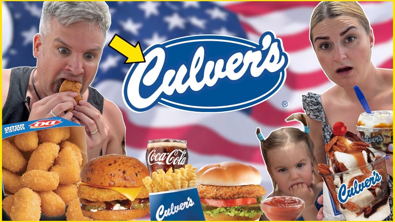 Brits try [CULVERS] For the first time | USA Vacation Vlog No.5
