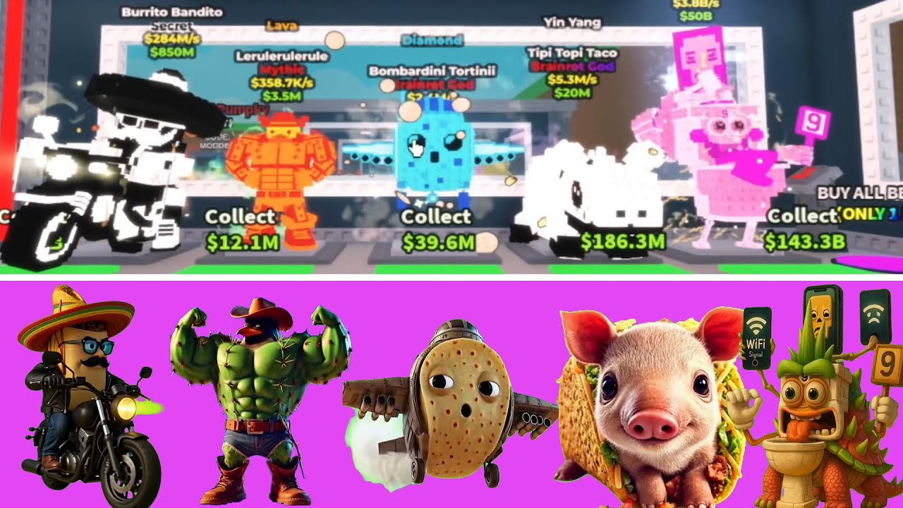 ALL NEW Roblox Steal a Brainrot Characters vs Italian Brainrot! #20