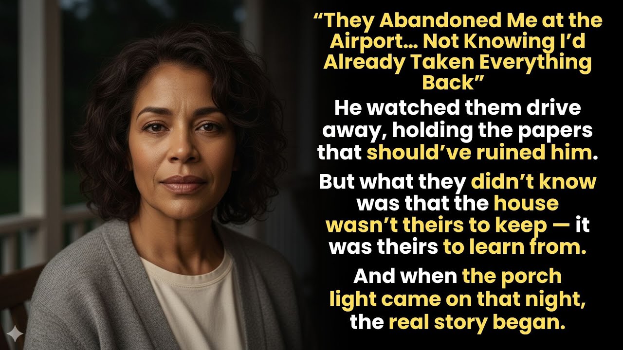 This is They Abandoned Me at the Airport… Not Knowing I’d Already Taken Everything Back”