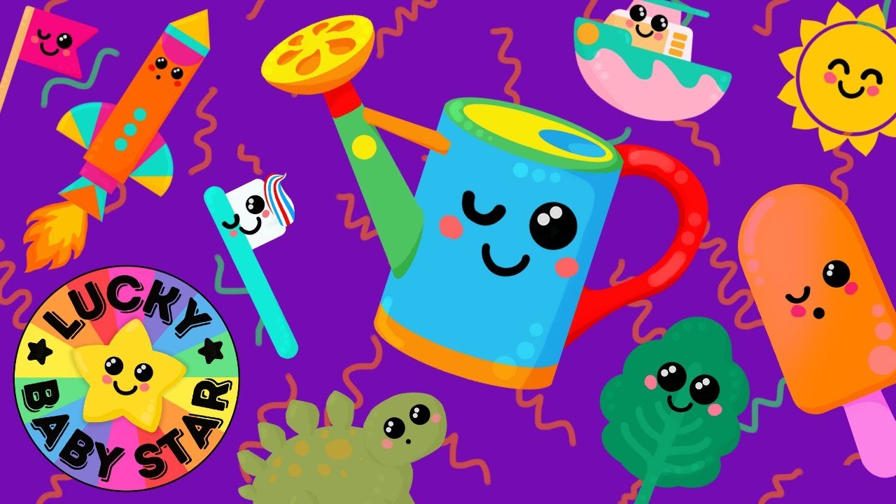 🍎 Baby’s First Party Mixtape: Sensory Fun with Dancing Fruits & Rockets 🚀 🎈
