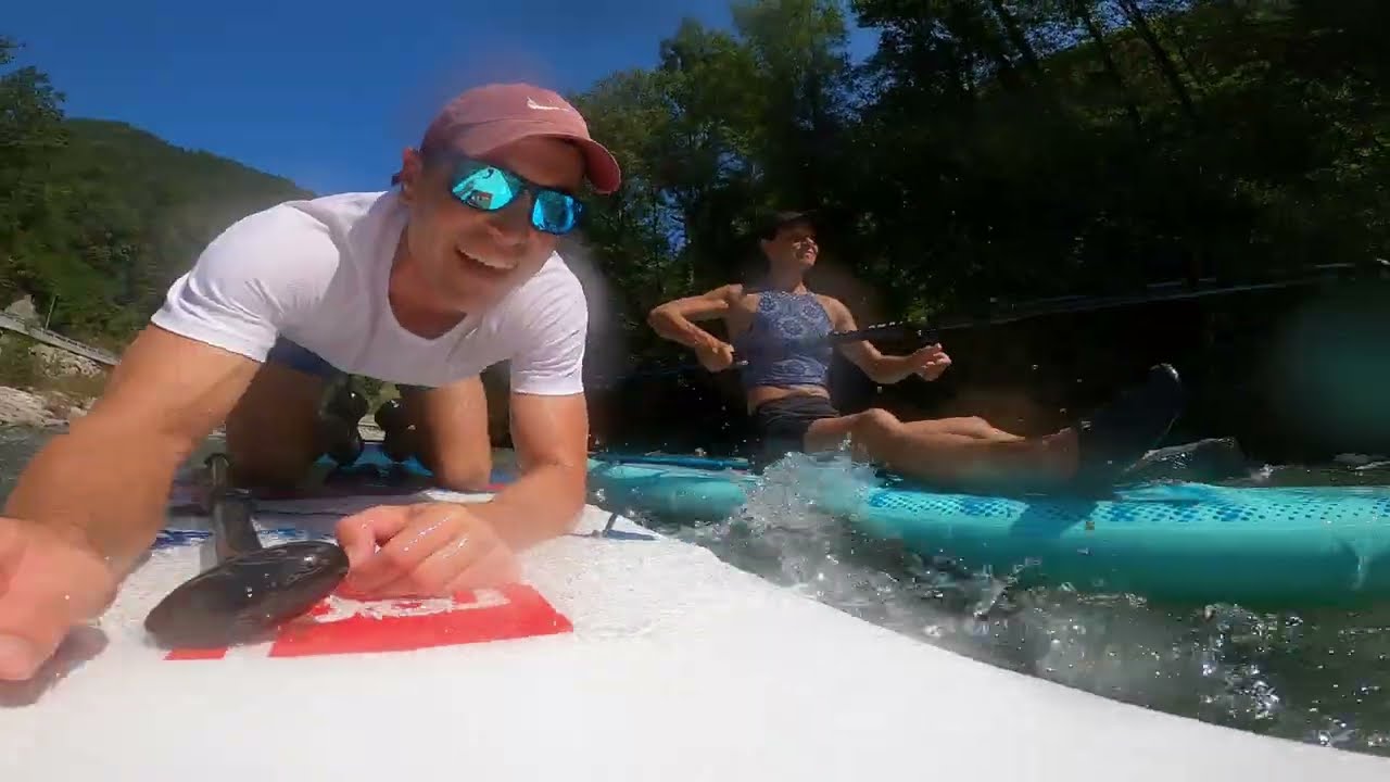 Sup spust po Idrijci (Avgust 2023) odsek od Reke do Trebuše
