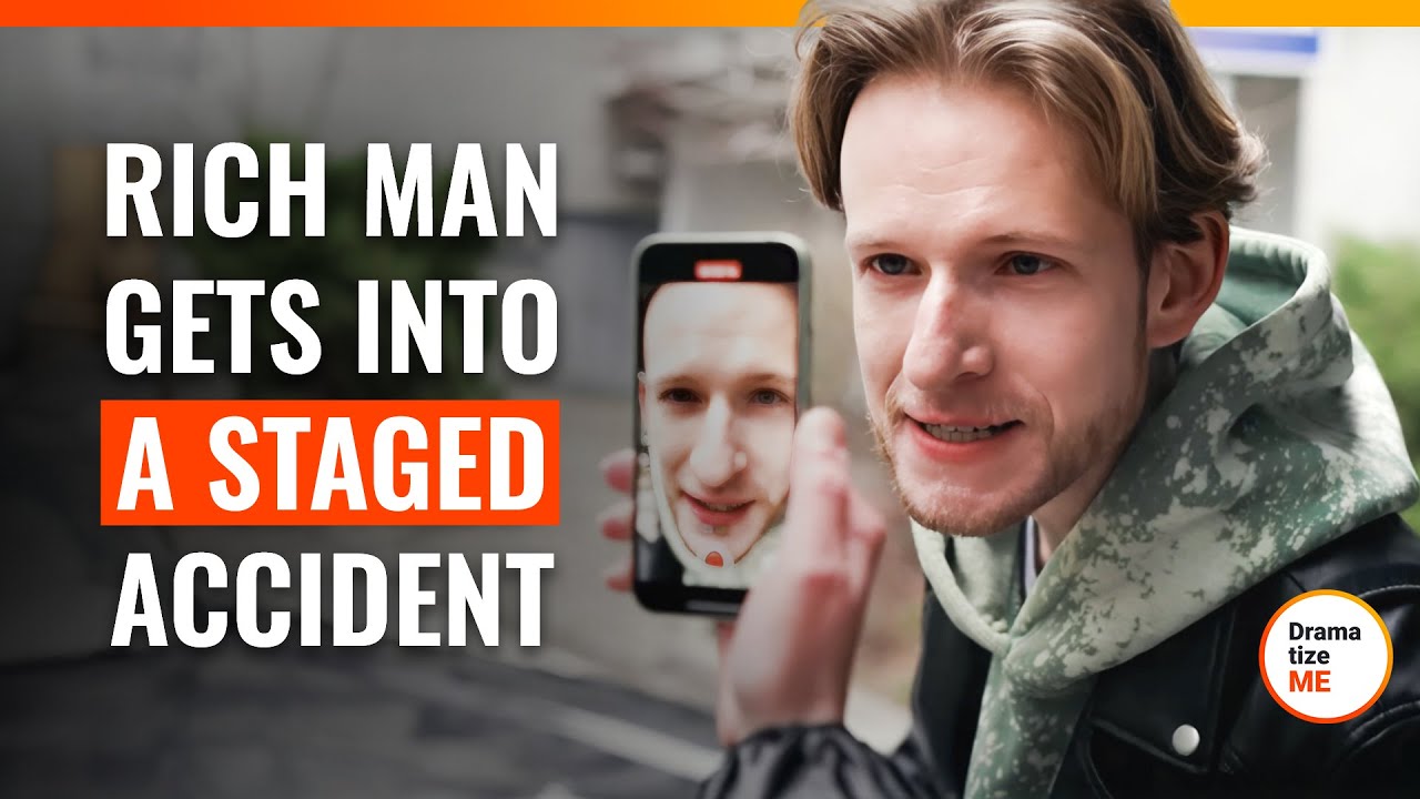 Rich Man Gets Into A Staged Accident | @DramatizeMe Special