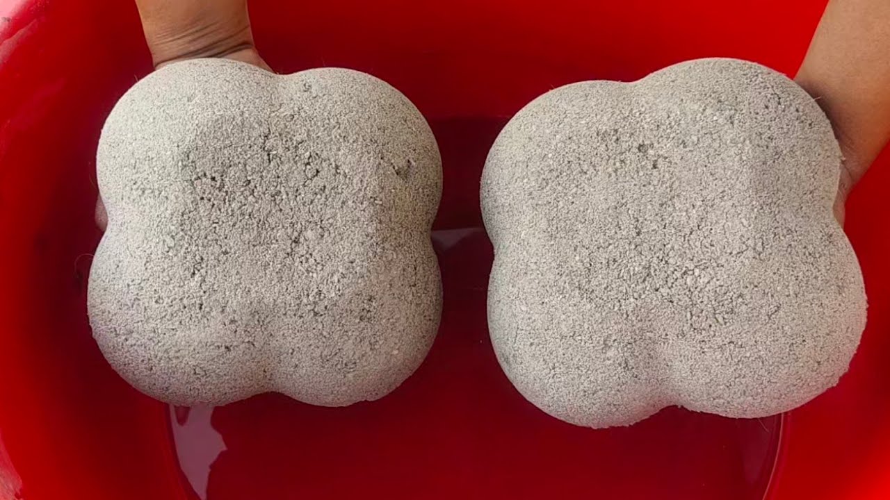 Asmr | Grainy of sand cement shapes crumbling in water 💦satisfying asmr | SAASMR |