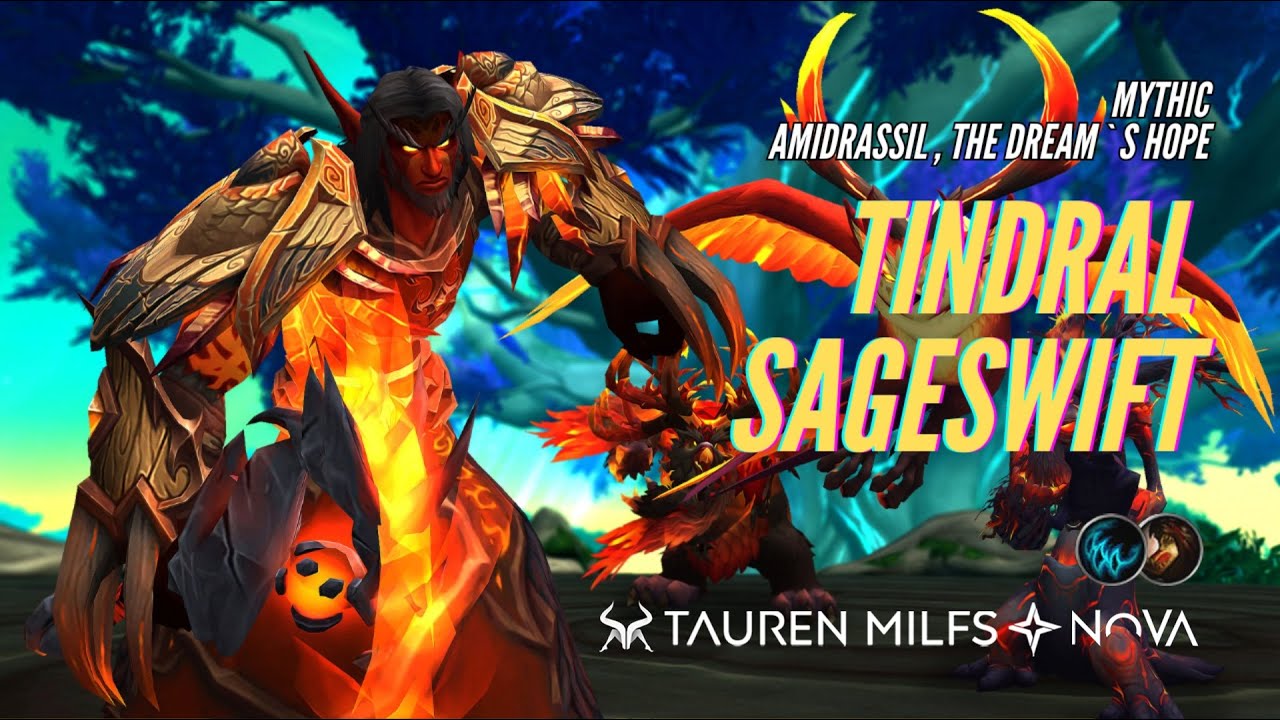 Tauren Milfs | NOVA vs Mythic Tindral  | Amirdrassil, the Dream's Hope | WoW:DF | Feral druid POV