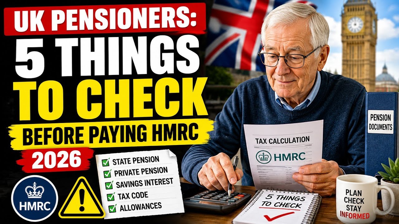 UK Pensioners: 5 Things to Check Before Paying HMRC in 2026