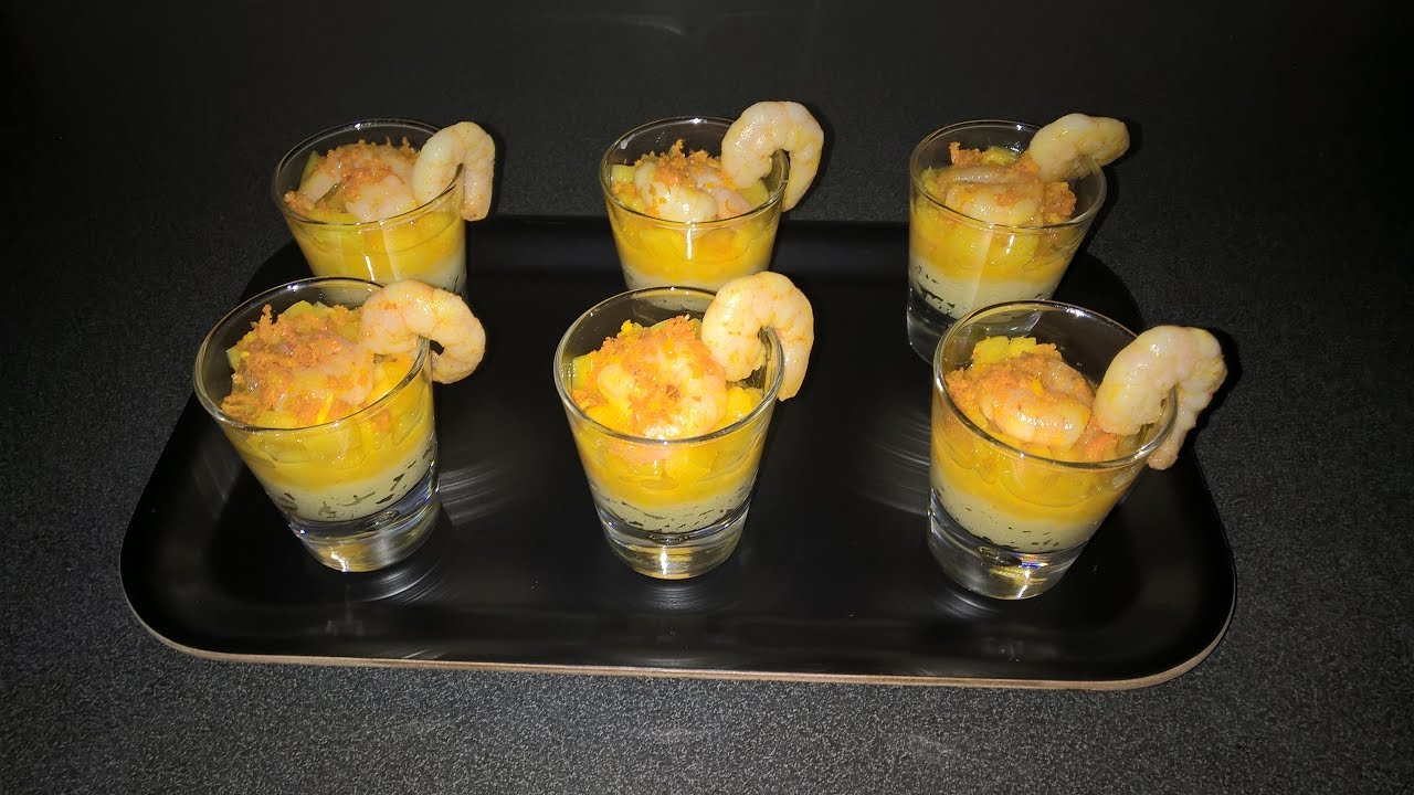 Verrine Crevette Mangue PDT