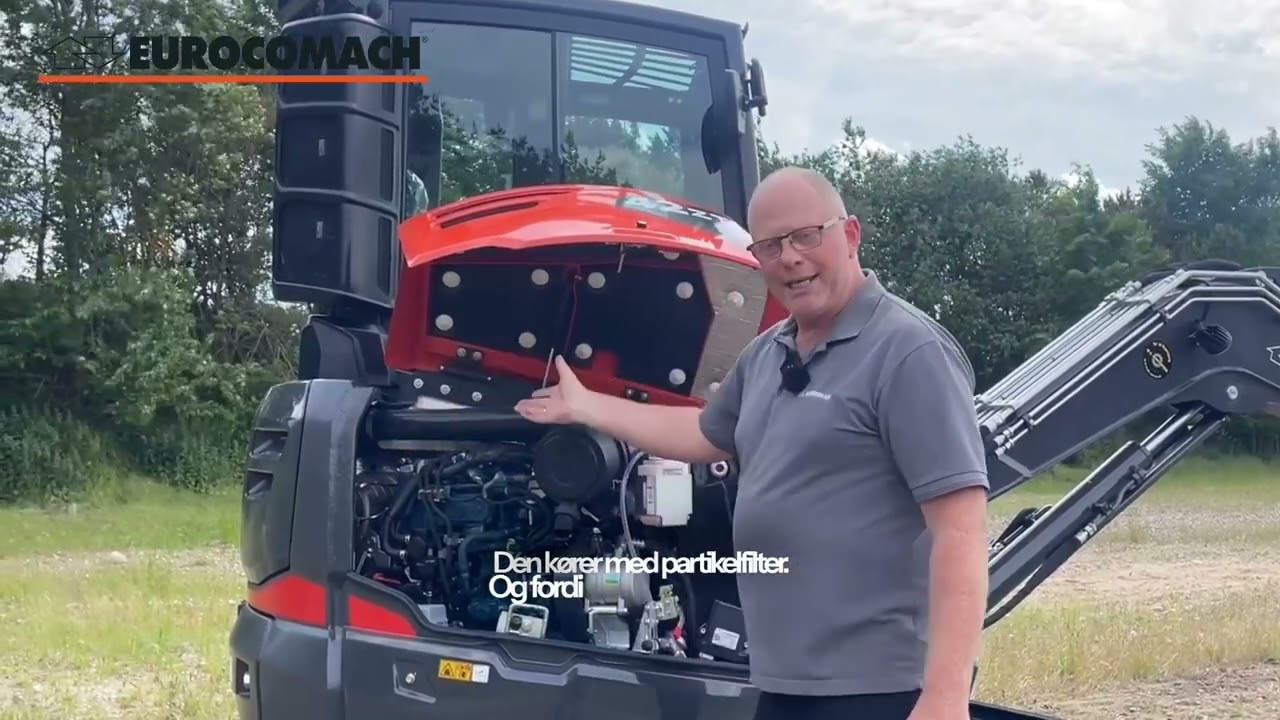 Eurocomach 42 ZT - stærk minigraver på 4200 kg.