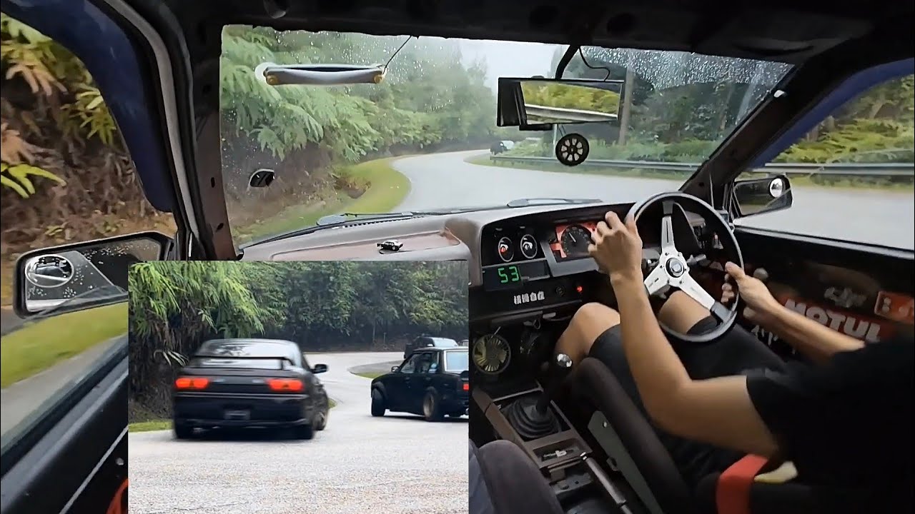 ONBOARD: Pahang Touge Drift | Ke70 | 180sx | @NostalgiaKids22