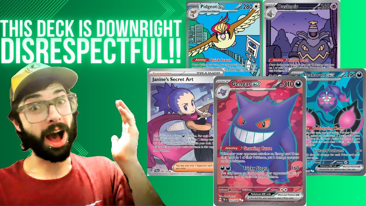 This Gengar EX Deck is OBNOXIOUS!!!! Pokemon Cards Gengar EX TCG Deck Profile + Explanation!!!!!!