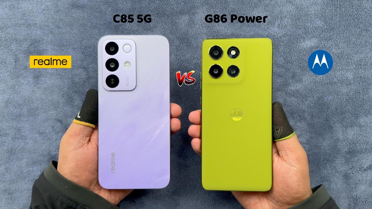 Сравнение скорости Realme C85 5G и Motorola G86 Power 5G