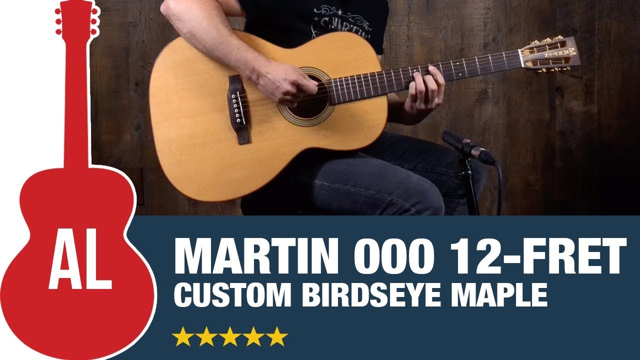 Martin Custom 000 Birdseye Maple 12-fret with Corey Congilio