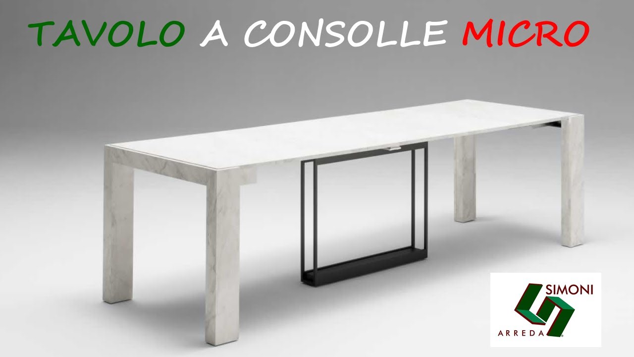 Tavolo a consolle allungabile MICRO | Simoni Arreda