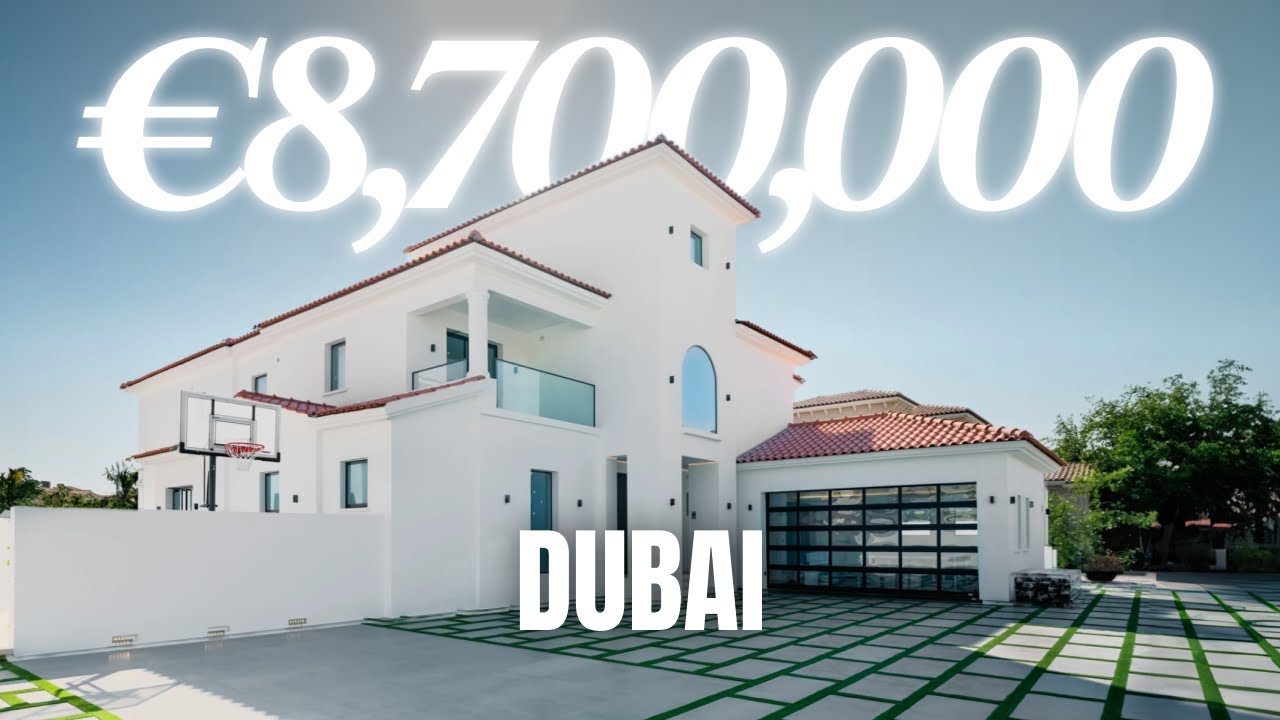 Внутри виллы стоимостью 8 700 000 евро в Jumeirah Golf Estates | Дубай