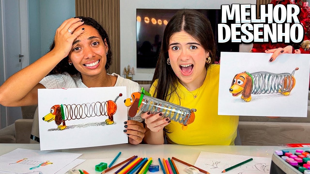 QUEM DESENHAR MELHOR GANHA O MATERIAL ESCOLAR! 