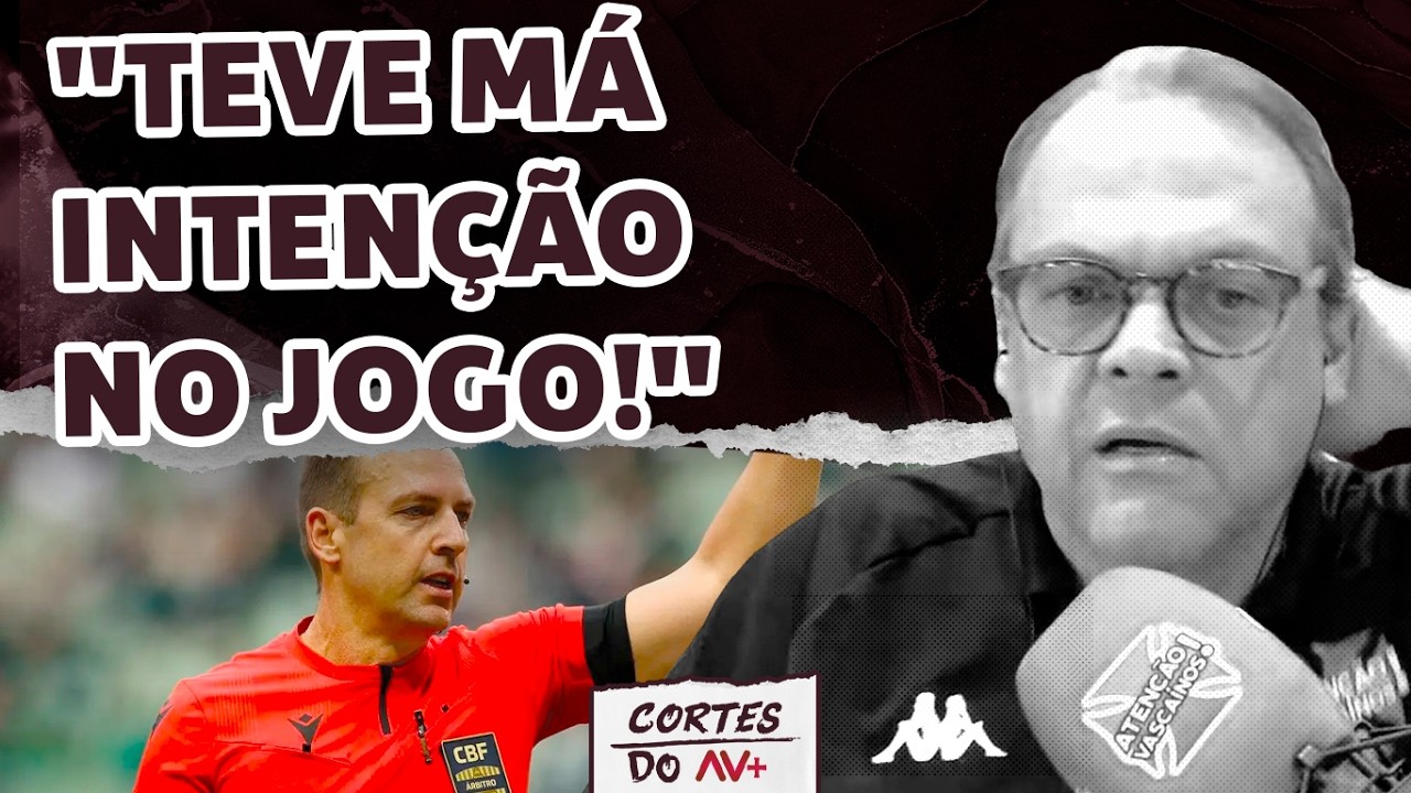 FL&Aacute;VIO DIAS DETONA ARBITRAGEM NO EMPATE DO VASCO CONTRA O CRUZEIRO!