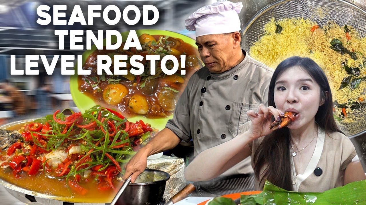 CHEF PROFESIONAL JUALAN SEAFOOD KAKI LIMA, MENUNYA KAYAK RESTO MEWAH!