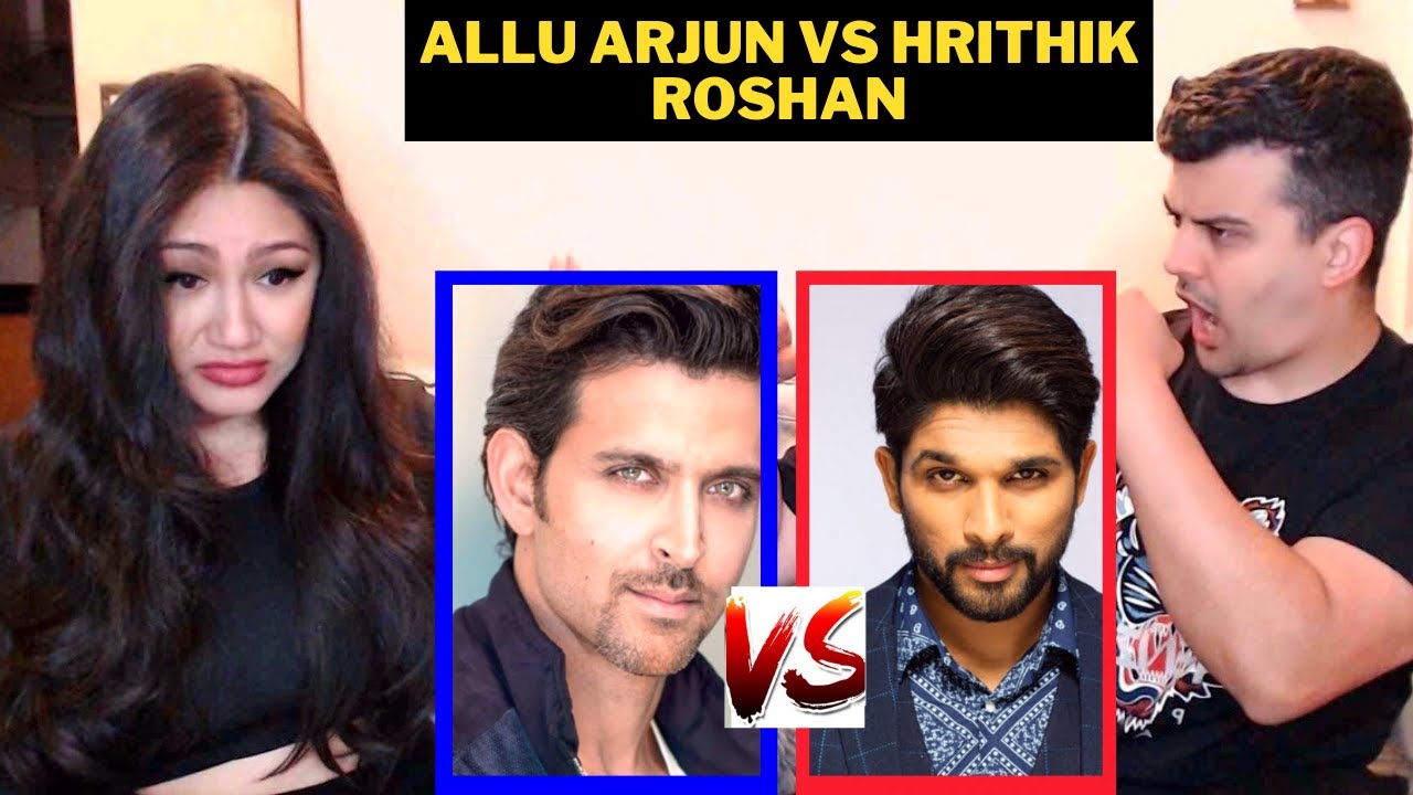 #HrithikRoshan VS. #AlluArjun  DANCE BATTLE REACTION