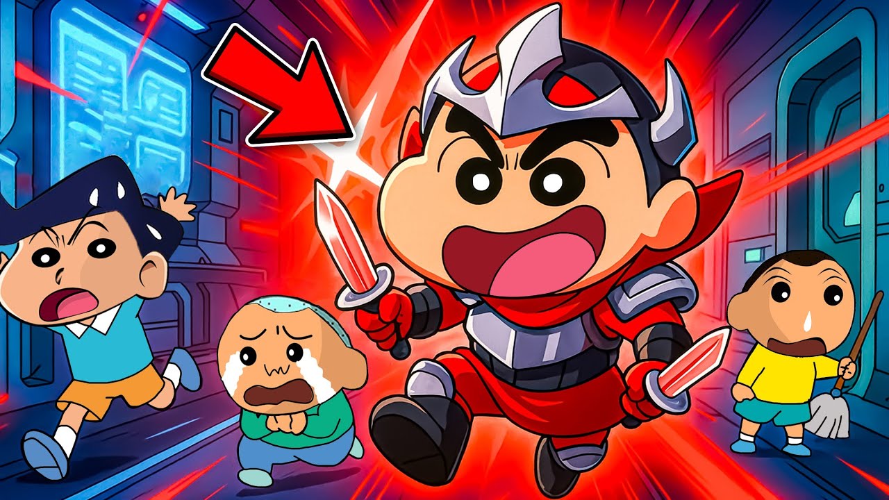 Shinchan Became Ninja In Among Us 3D 😱