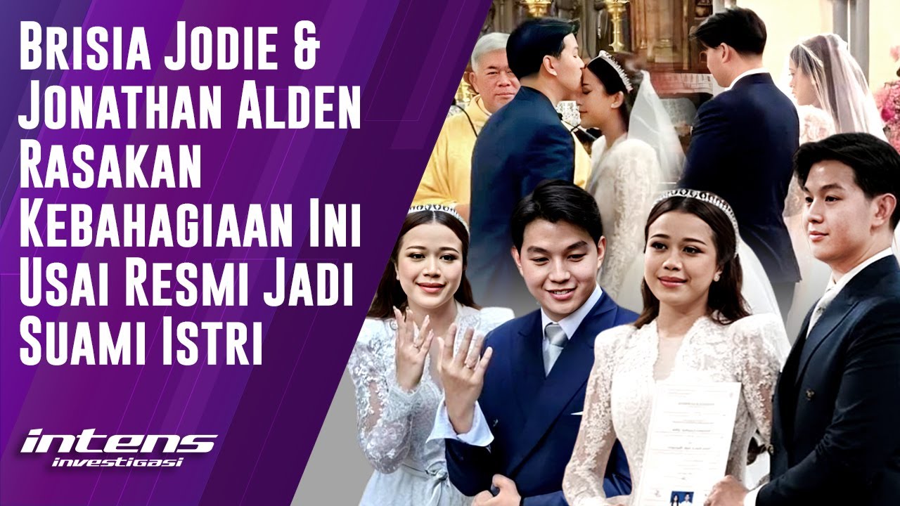 Brisia Jodie & Jonathan Alden Bahagia Resmi Jadi Suami Istri | Intens Investigasi | Eps 6042
