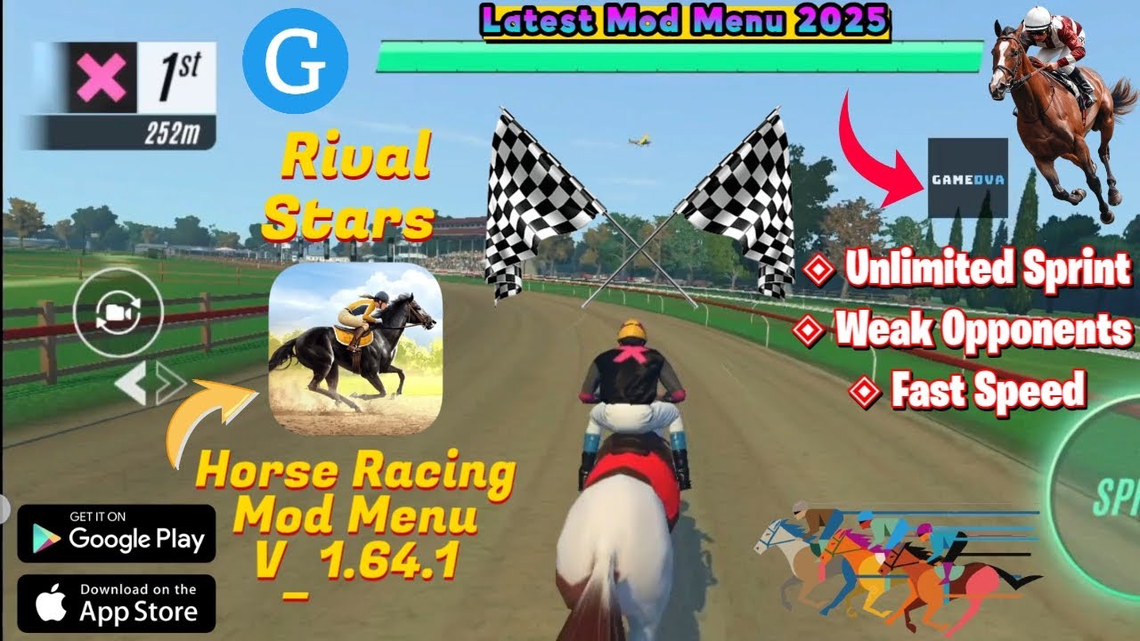 Rival Stars Horse Racing Mod Menu V_1.64.1 (2025)-Fast Speed,Weak opponents,&More!