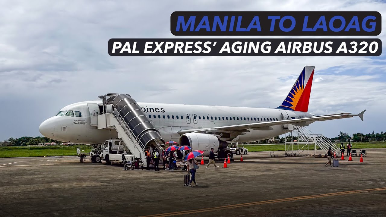 Отчёт о поездке на самолёте Philippine Airlines A320 эконом-класса: Манила — Лаоаг.