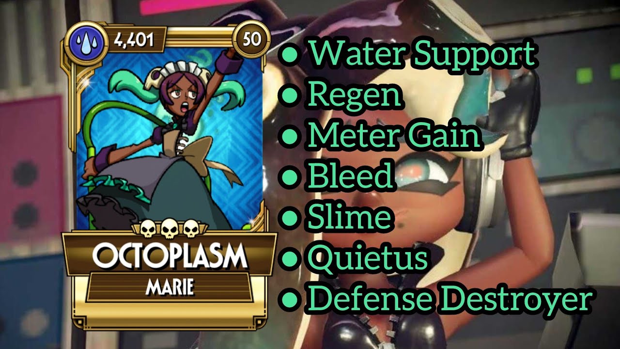 Waves of Debuffs: [BUFFED] Octoplasm (Marie) Showcase - Skullgirls Mobile 