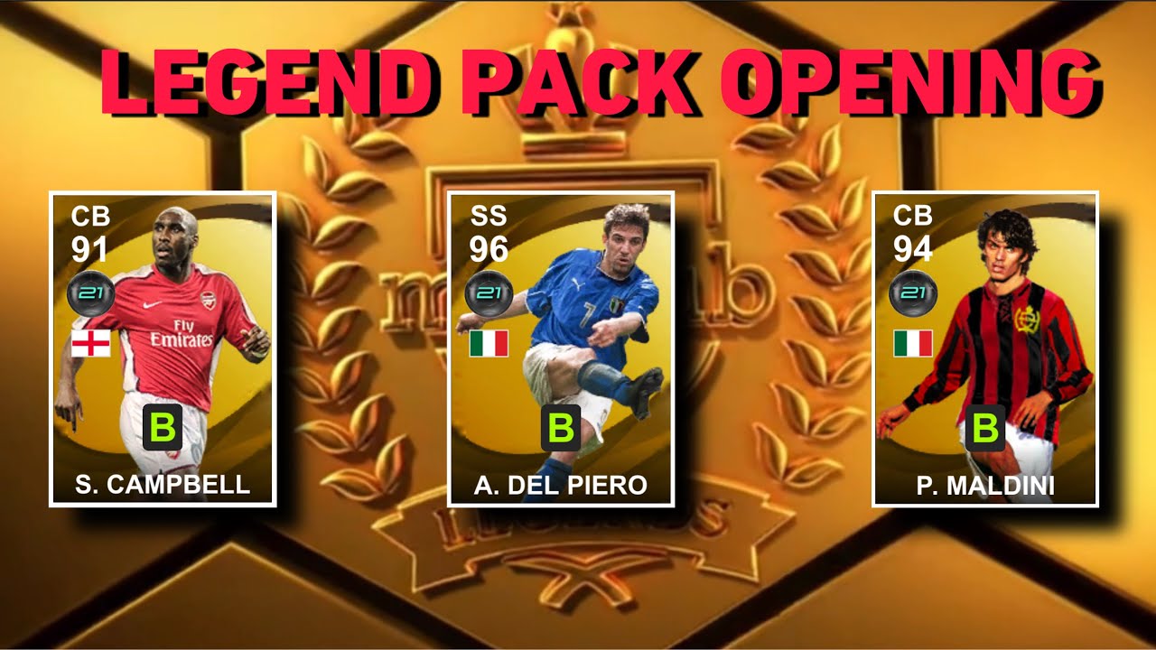 LEGEND BOX DRAW PACK OPENING || PES 2021