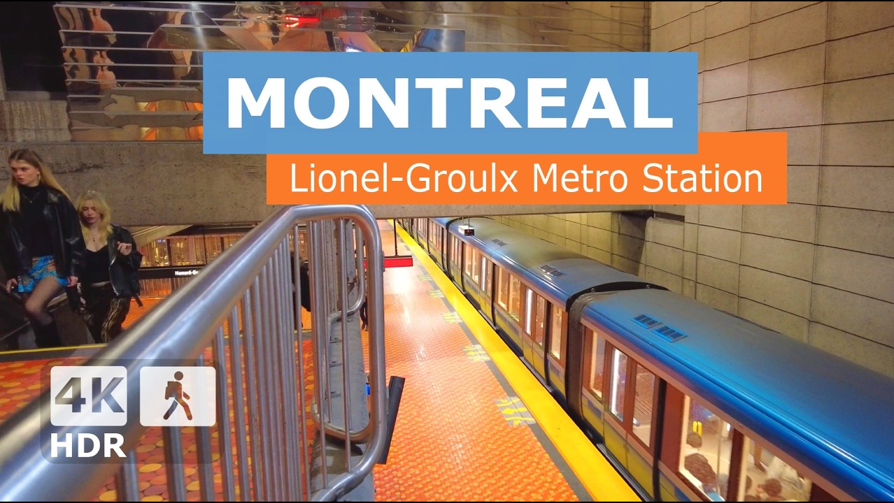 [ 4K ] Lionel-Groulx Metro Station Walking Tour | 🟠 Orange / 🟢 Green Line | Montreal 🇨🇦 2024