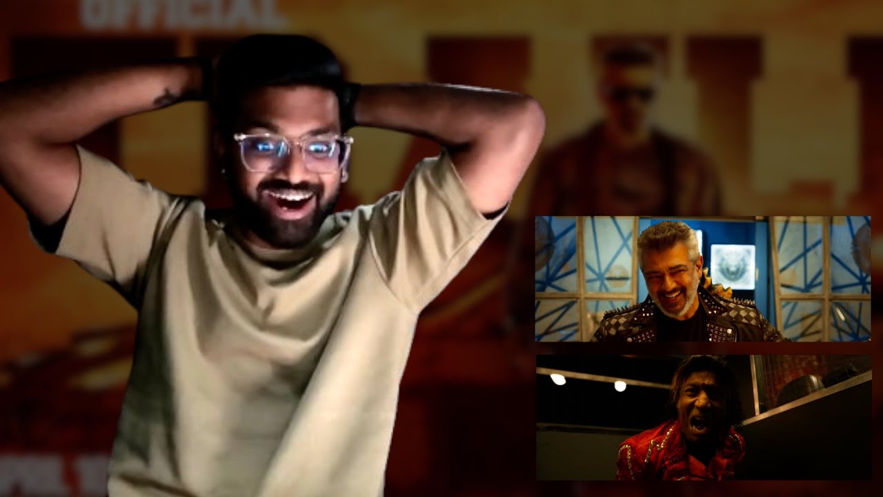 Good Bad Ugly Tamil Trailer REACTION  | Ajith Kumar | Trisha | Adhik | DARRKEY!!! | VFORVIMAL