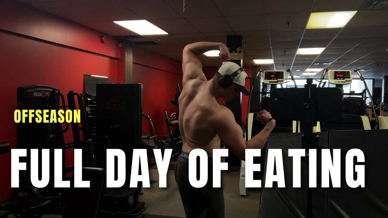 FULL DAY OF EATING AS A 17 YEAR OLD BODYBUILDER + BACK DAY