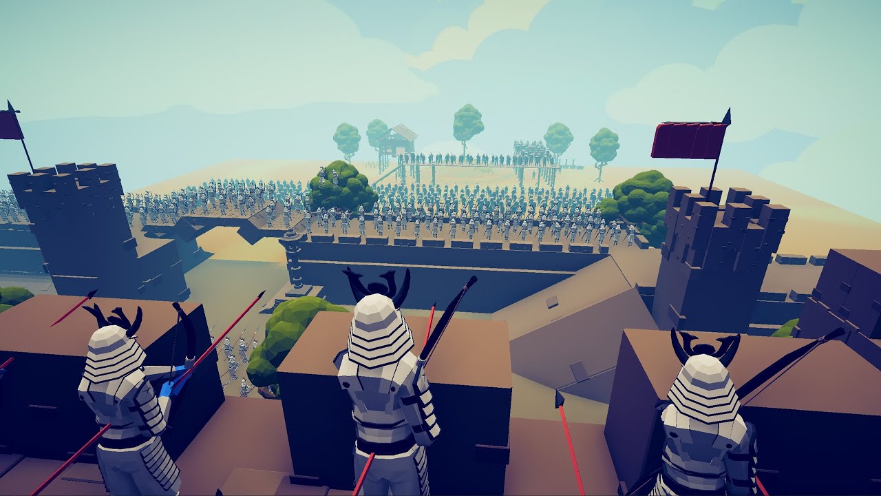 CAN 150x NINJA CAPTURE SAMURAI CASTLE?- Totally Accurate Battle Simulator TABS