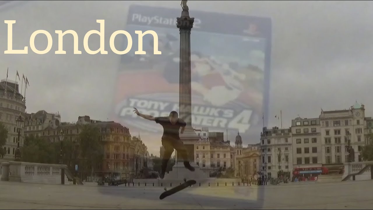 Skateboarding Tony Hawk levels in real life -  London THPS4