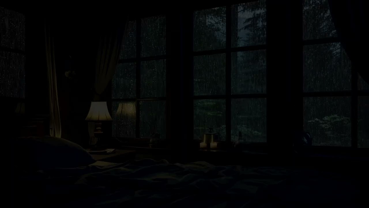 Slow Rain at 2AM by the Window | A Quiet Night Story for Deep Sleep, Focus & Calm