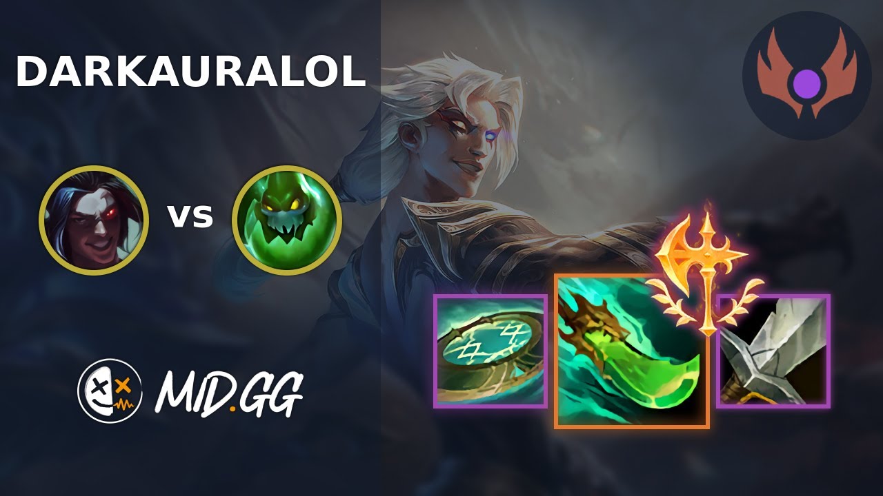 MID.GG: [ DarkAuraLOL ] Kayn JUNGLE vs Zac | EUW MASTER | LOL Season 2025