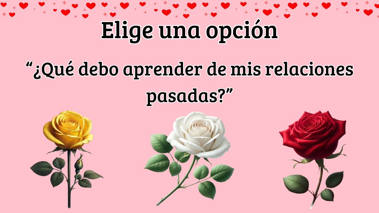 ¿QUÉ DEBO APRENDER DE MIS RELACIONES PASADAS? ✨TAROT INTERACTIVO ✨ELIGE UNA OPCIÓN